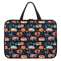 Caravan Camping Pattern Print Laptop Sleeve With Handle