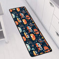 Caravan Camping Pattern Print Long Kitchen Mat
