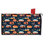 Caravan Camping Pattern Print Mailbox Cover
