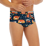 Caravan Camping Pattern Print Men's Briefs