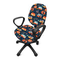 Caravan Camping Pattern Print Office Chair Cover