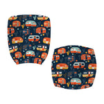 Caravan Camping Pattern Print Office Chair Cover