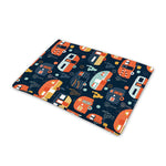 Caravan Camping Pattern Print Pet Cooling Mat Cover