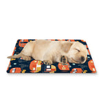 Caravan Camping Pattern Print Pet Cooling Mat Cover
