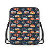 Caravan Camping Pattern Print Rectangular Crossbody Bag