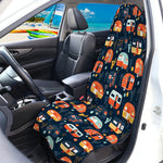 Caravan Camping Pattern Print Waterproof Car Seat Cover