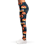 Caravan Camping Pattern Print Women's Leggings