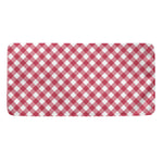 Cardinal Red And White Gingham Print Towel