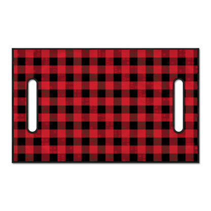 Cardinal Red Buffalo Check Pattern Print Golf Cart Seat Cover