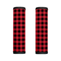 Cardinal Red Buffalo Check Pattern Print Handle Covers