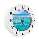 Caribbean Ocean Print Alarm Clock