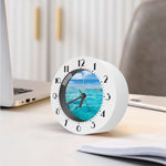 Caribbean Ocean Print Alarm Clock