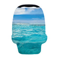 Caribbean Ocean Print Baby Seat Cover