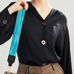 Caribbean Ocean Print Bag Strap