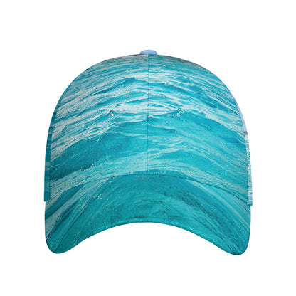 Caribbean Ocean Print Baseball Cap