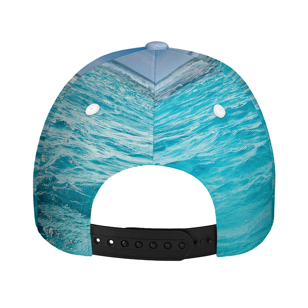Caribbean Ocean Print Baseball Cap