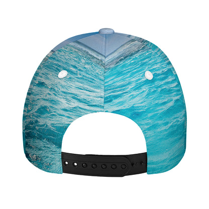 Caribbean Ocean Print Baseball Cap