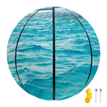 Caribbean Ocean Print Basketball