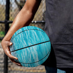 Caribbean Ocean Print Basketball
