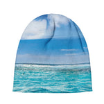 Caribbean Ocean Print Beanie