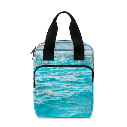 Caribbean Ocean Print Bible Tote Bag