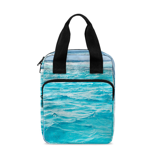 Caribbean Ocean Print Bible Tote Bag