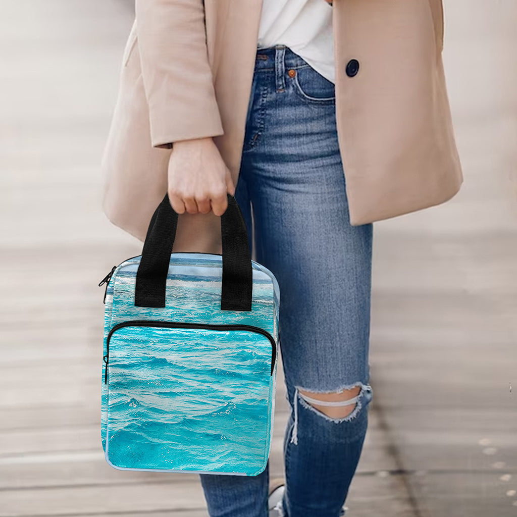 Caribbean Ocean Print Bible Tote Bag