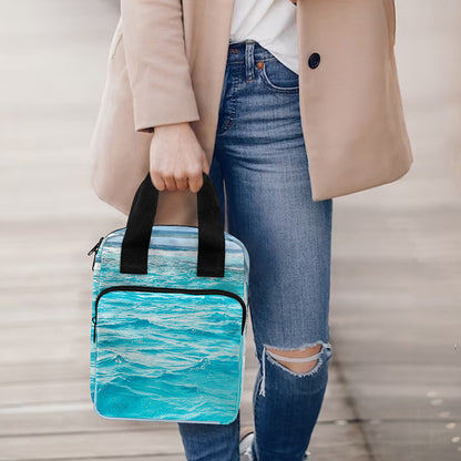 Caribbean Ocean Print Bible Tote Bag