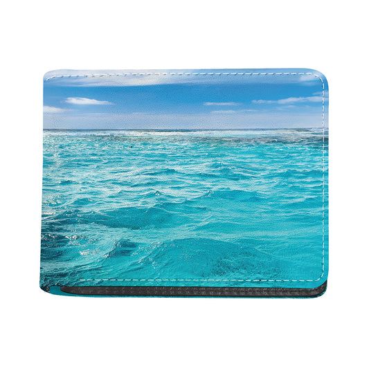 Caribbean Ocean Print Bifold Wallet