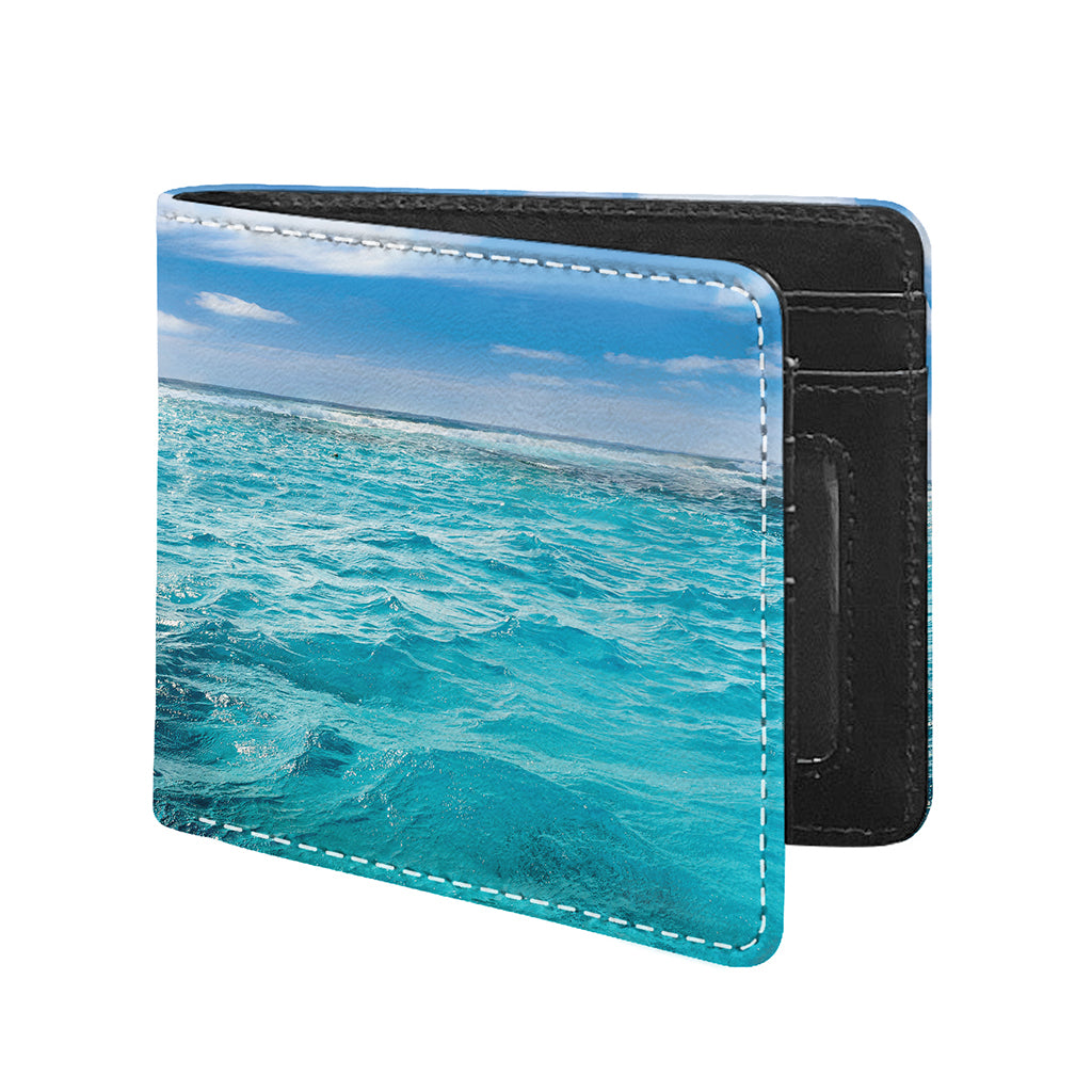 Caribbean Ocean Print Bifold Wallet