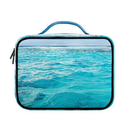 Caribbean Ocean Print Briefcase Bible Bag