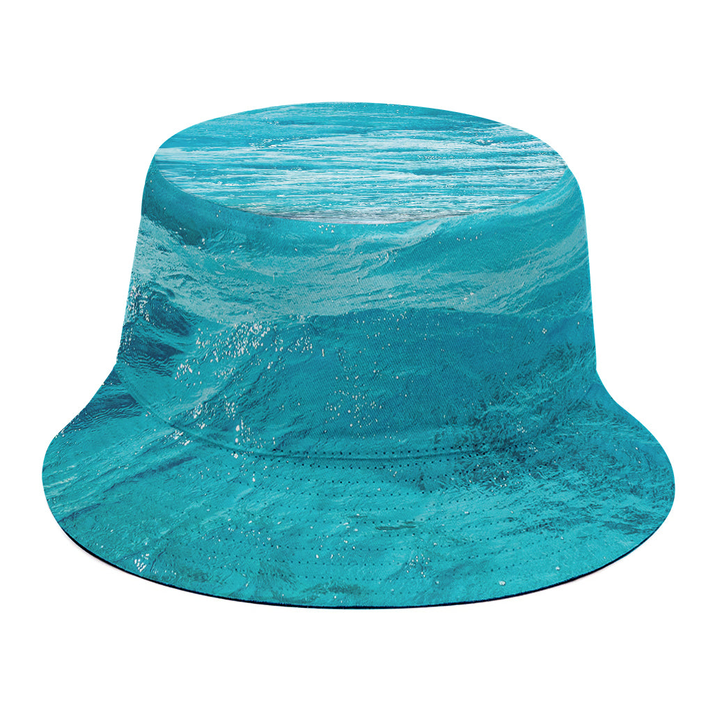 Caribbean Ocean Print Bucket Hat