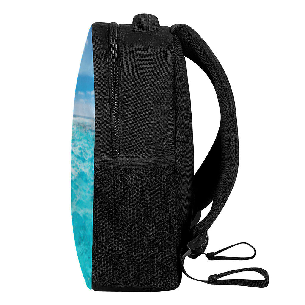 Caribbean Ocean Print Casual Backpack