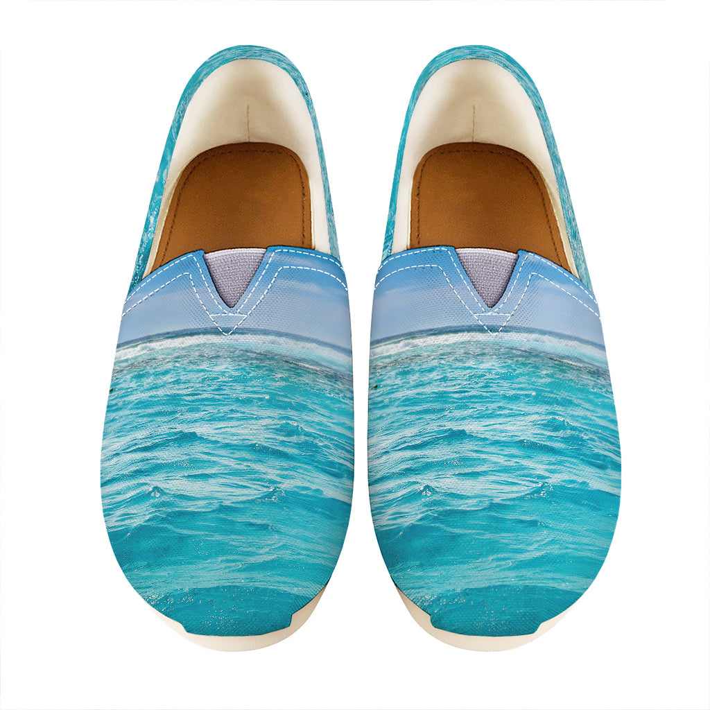 Caribbean Ocean Print Casual Shoes