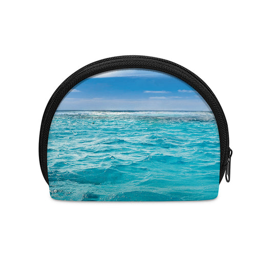Caribbean Ocean Print Coin Purse