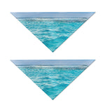 Caribbean Ocean Print Dog Bandana