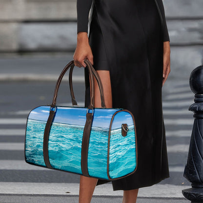 Caribbean Ocean Print Duffle Bag