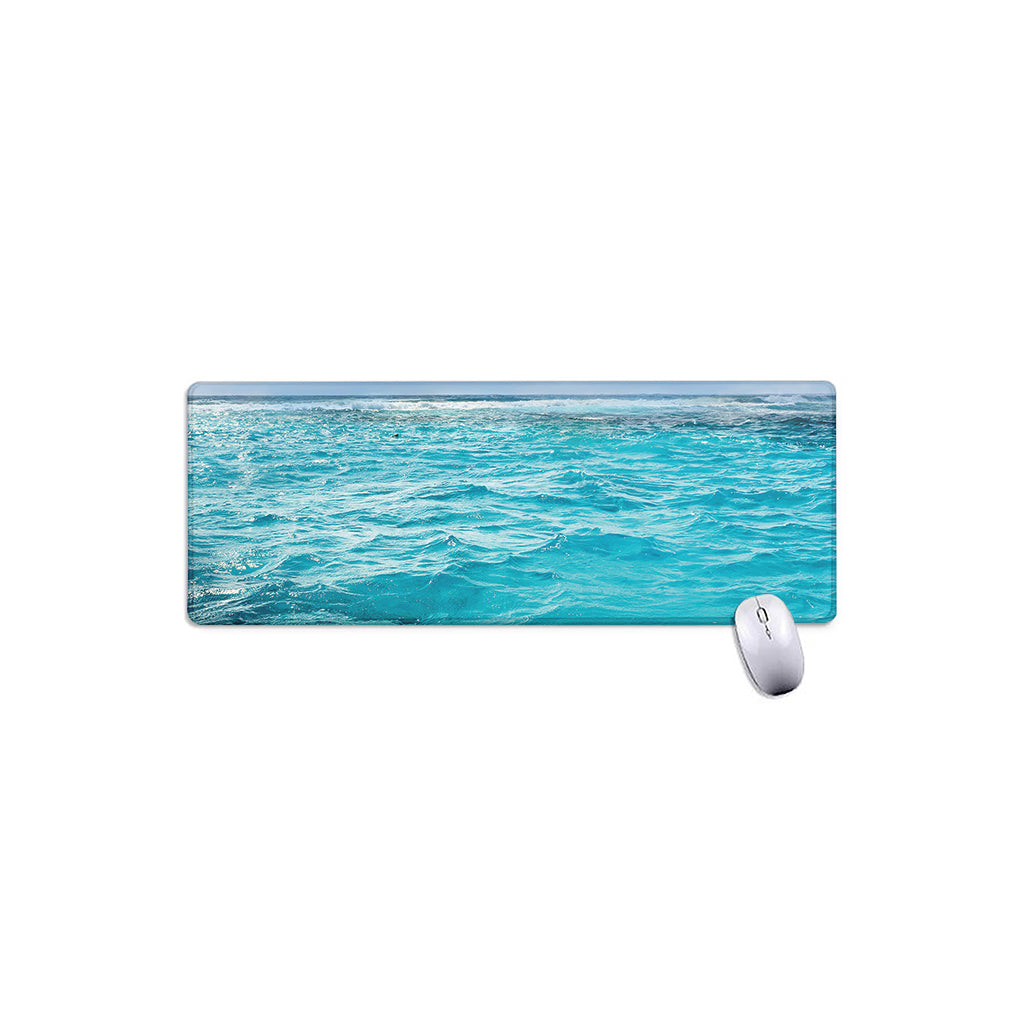 Caribbean Ocean Print Extended Mouse Pad