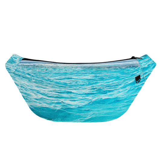Caribbean Ocean Print Fanny Pack