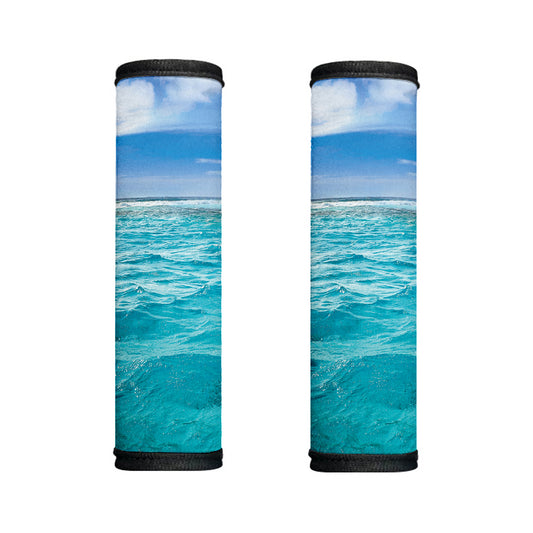 Caribbean Ocean Print Handle Covers