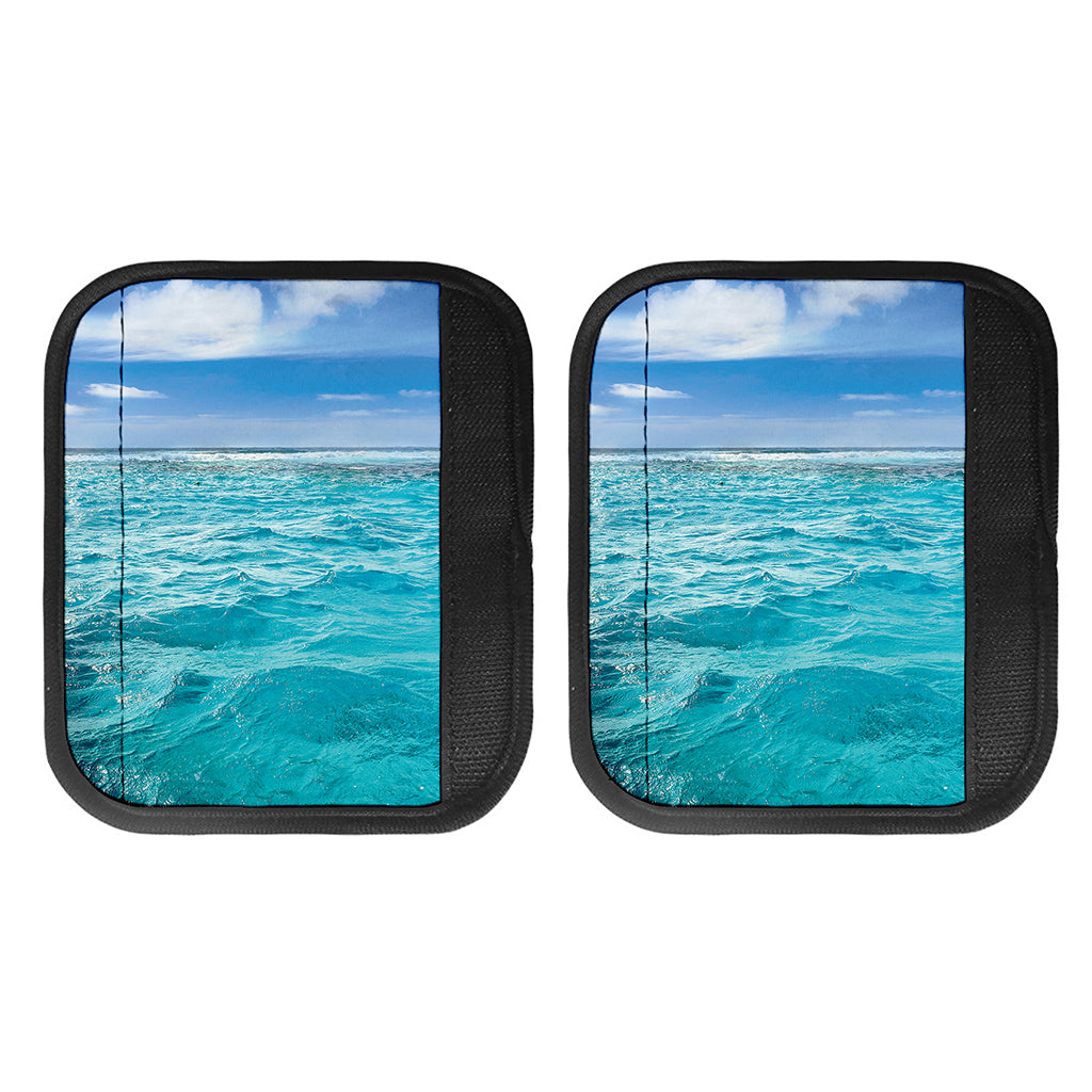 Caribbean Ocean Print Handle Covers