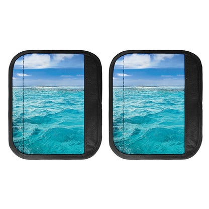 Caribbean Ocean Print Handle Covers