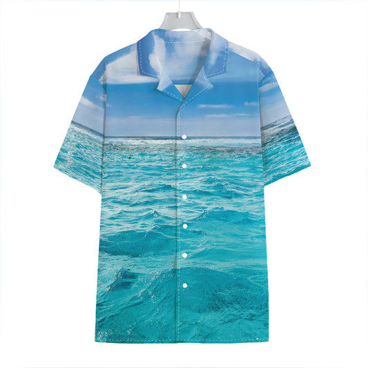 Caribbean Ocean Print Hawaiian Shirt