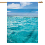 Caribbean Ocean Print House Flag