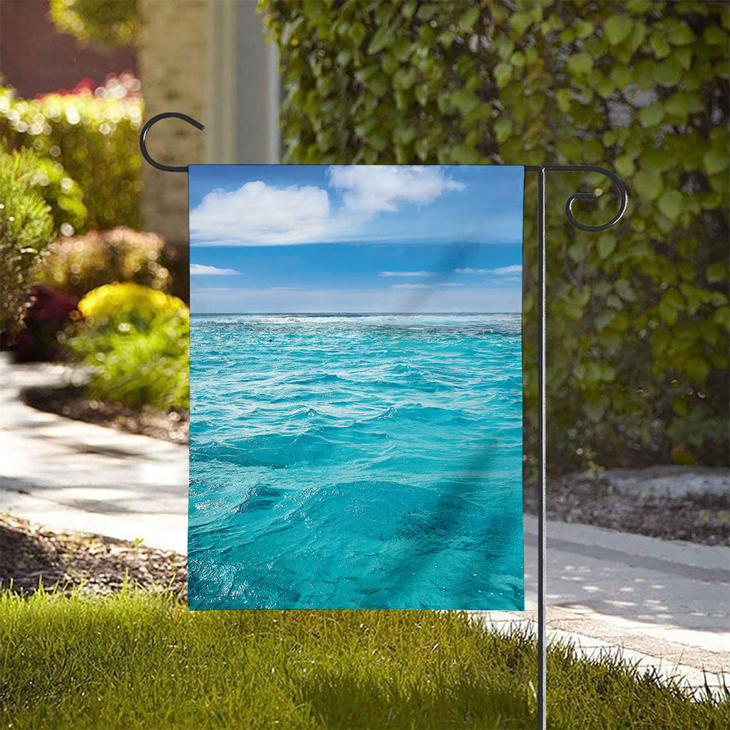 Caribbean Ocean Print House Flag