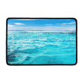 Caribbean Ocean Print Kitchen Mat