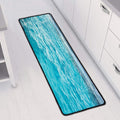 Caribbean Ocean Print Long Kitchen Mat