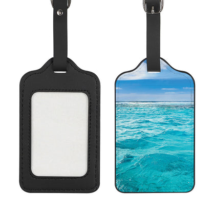 Caribbean Ocean Print Luggage Tag