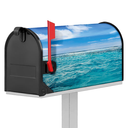 Caribbean Ocean Print Mailbox Cover