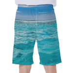 Caribbean Ocean Print Men's Beach Shorts